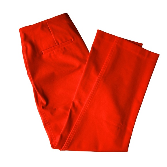 Rachel Zoe Orange Red Bold Chic Trousers size 8 - Picture 1 of 7